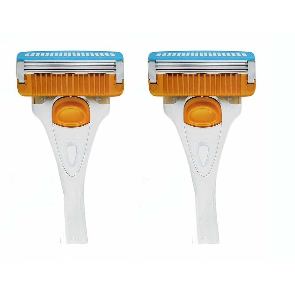 Men Razor Schick Hydro Stubble‎ Eraser 1 Razor and 1 Cartridge 2 Pack